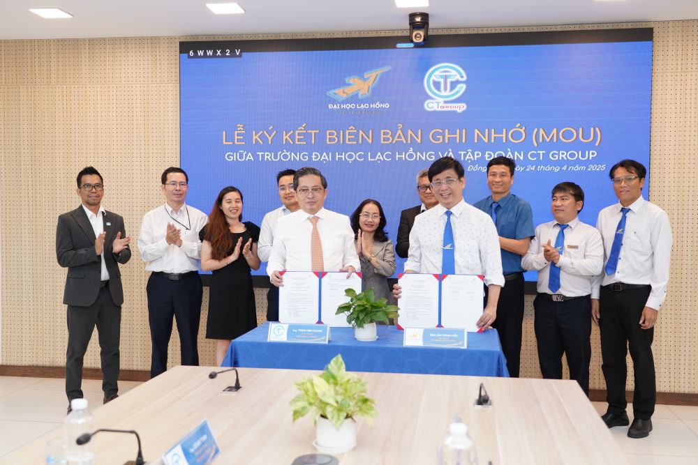 Khẳng Định Tầm Nhìn Chiến Lược: Trường Đại học Lạc Hồng ký kết Mou với Tập Đoàn CT Group